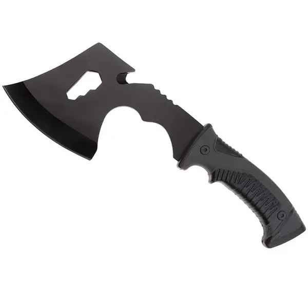 Topor DEPOX , Irish Wrath, otel inoxidabil, negru, 28 cm, teaca inclusa