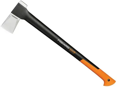 Topor pentru despicat Fiskars X25 - XL (Negru/Portocaliu)
