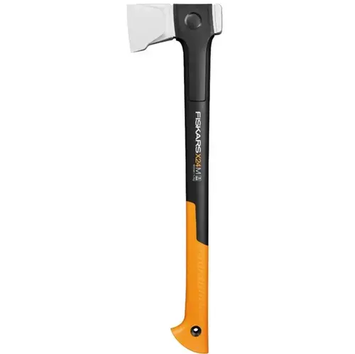 Topor pentru despicat lemne Fiskars X24, 1069106, lama M pentru despicat (Negru/Portocaliu)