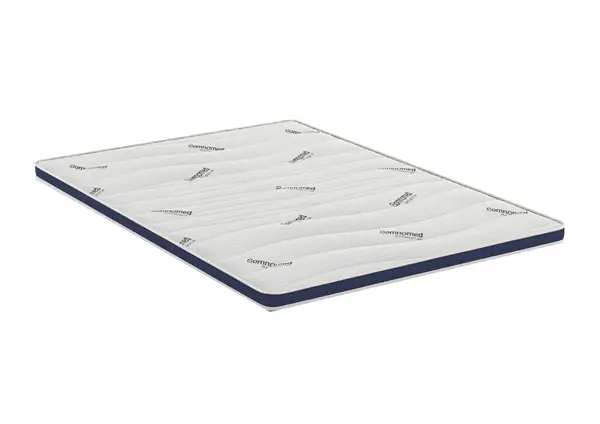 Topper cu memorie 120x200, SomnoMed Antiacaria, pentru alergici, H 4+3cm, husa detasabila si lavabila
