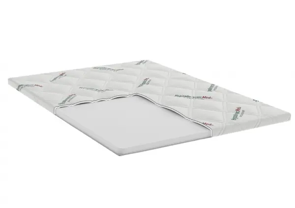 Topper Hypoallergenicmed Antibacteria, cu husa detasabila si lavabila 140 x 200 x 5 cm