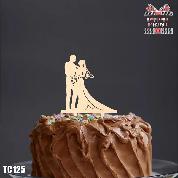 Topper Tort Miri TC125 Lemn natur, 15x22cm
