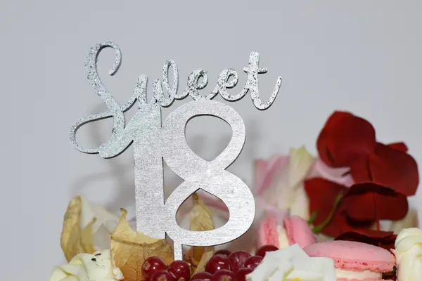 Topper tort Personalizat TC27(Set 10) Lemn natur, 10x10cm