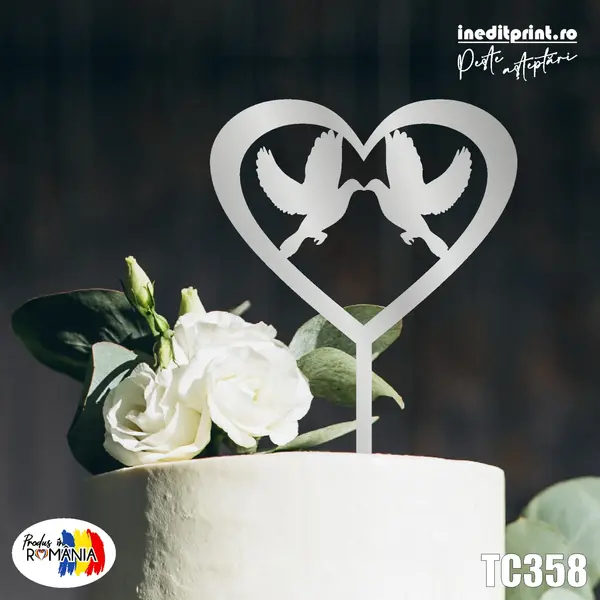 Topper tort TC358 Lemn natur, 20x20cm