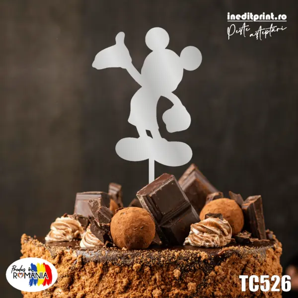 Topper Tort TC526 Lemn natur, 10x10cm
