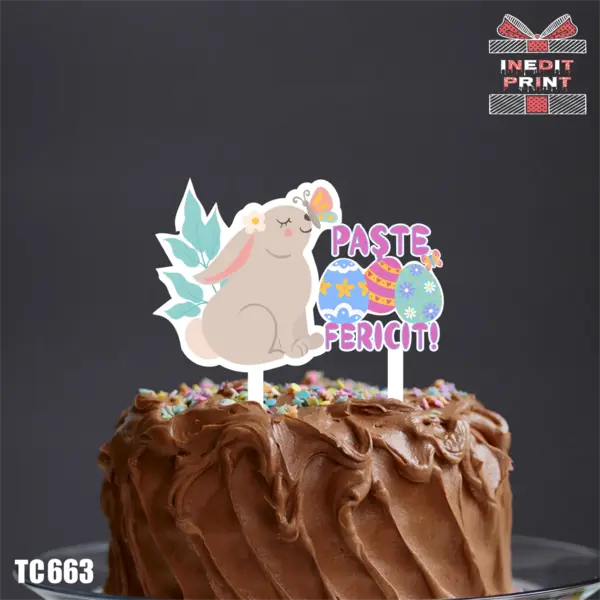 Topper tort UV TC663 16x14cm, MDF