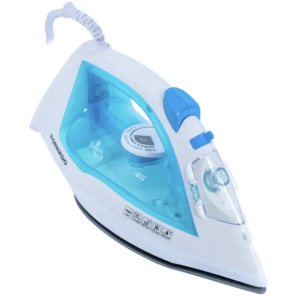 Tornado Fier de calcat cu aburi Tornado TST-1800B, 1800W, 30g/min, Albastru-Alb
