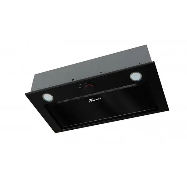 Tornado Hota Incorporabila Tornado Modul Glass 750 (60), 1 motor, latime 60 cm, 3 viteze, absorbtie 750 m3/ora, Negru