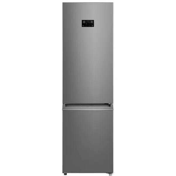 Toshiba Combina frigorifica Toshiba, Clasa energetica E, volum net total 378 litri (256+122L), No frost, afisaj LED, control electronic al temperaturii, iluminare interior LED, culoare Silver