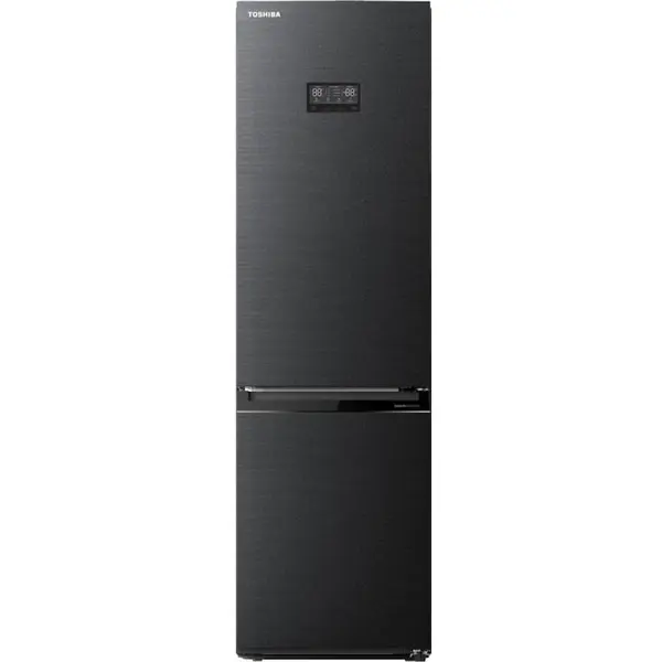 Toshiba Combina frigorifica Toshiba GR-RB449WE-PMJ, 338L, Clasa E, H 185 cm, Antracit