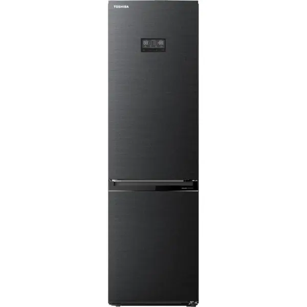 Toshiba Combina frigorifica Toshiba GR-RB500WE-PMJ, 378L, Clasa E, H 201.8 cm, Antracit