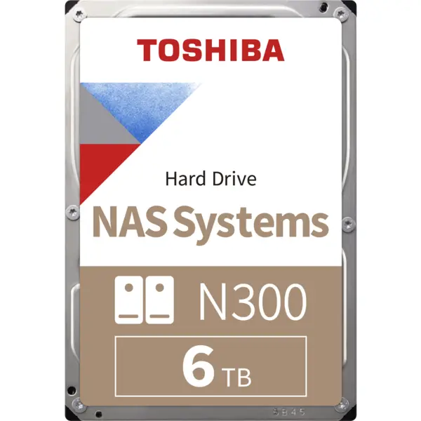Toshiba Hard disk Toshiba HDD MN10ADA600S N300 6TB CMR, 3.5'', 512MB, 7200RPM, SATA, RV Sensor, TBW: 180
