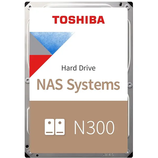 Toshiba Hard Disk Toshiba N300, 10 TB, 7200 RPM, SATA III, 3.5 inch, CMR pentru sisteme NAS