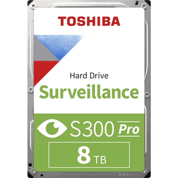 Toshiba Hard Disk Toshiba Surveillance S300 PRO, 8TB CMR, 3.5'', 512MB, 7200RPM, SATA