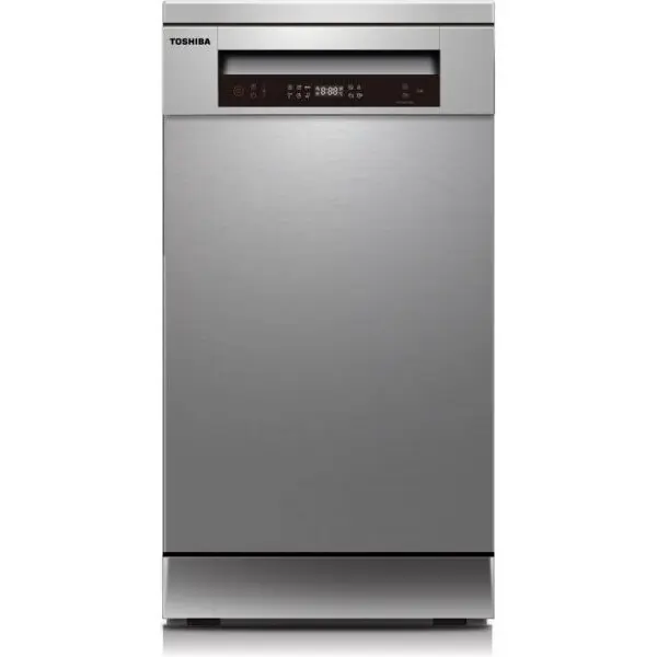 Toshiba Masina de spalat vase independenta Toshiba DDW-10F2EE(S)-PL, 6 programe, 10 seturi, Argintiu