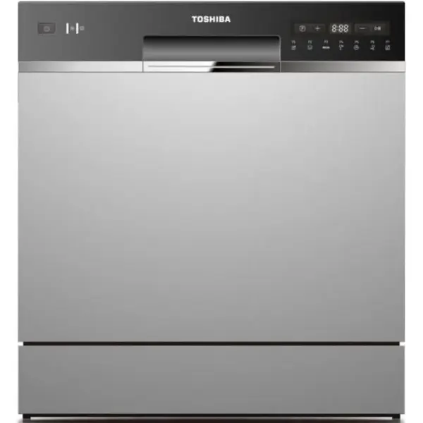 Toshiba Masina de spalat vase Toshiba DW-08T2EE(S)-PL, 8 seturi, Clasa energetica F, 49 dB