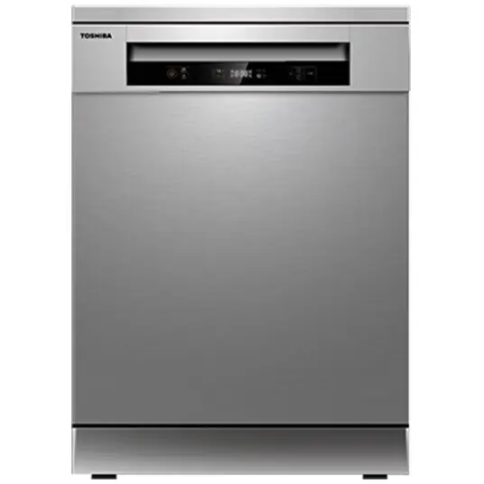 Toshiba Masina de spalat vase Toshiba DW-14F5EE(S)-PL FS, 60 cm, inox, 6 programe, 14 seturi