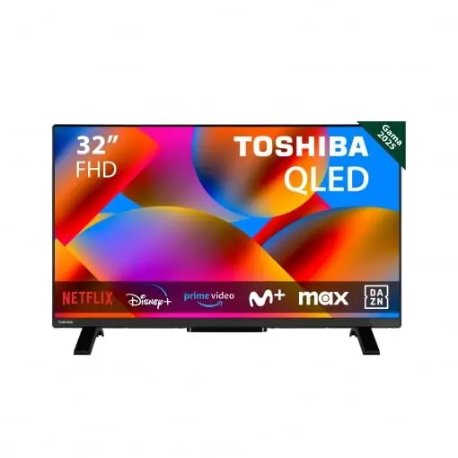 Toshiba Televizor QLED Toshiba 80 cm 32 32QV2F63DG, Full HD, Smart TV, WiFi, CI+