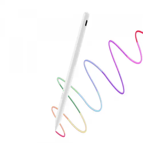 Touch Pen Techsuit AX10 pentru Apple iPad, Versiune Activ (Alb)