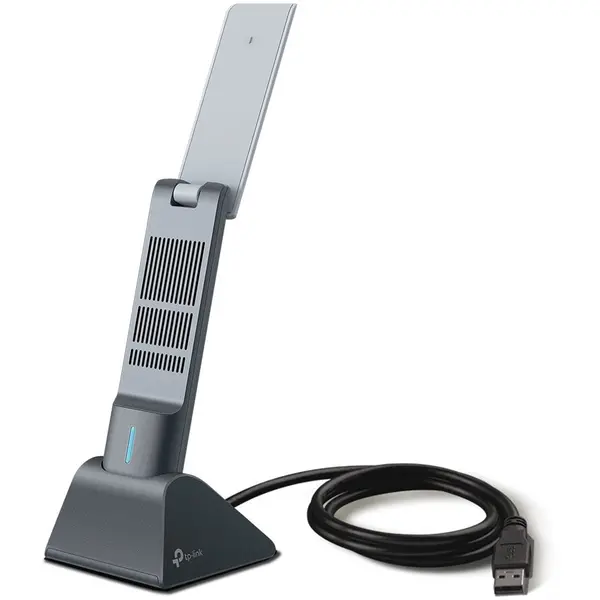TP-LINK Adaptor Wireless TP-Link Archer TX50UH, AX3000, Dual-Band, WiFi 6, MU-MIMO, USB 3.0, Gri metalizat