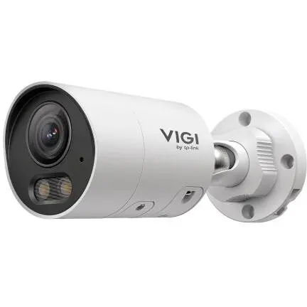 TP-LINK Camera de supraveghere IP Bullet, TP-Link InSight S345S, 4MP ColorPro 2.0, IR 30m si lumina alba 30m, lentila fixa 4mm, PoE, microfon si difuzor, IP67