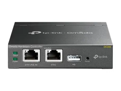 TP LINK OC200 - Omada Cloud Controller, Management Centralizat, 2 RJ45, USB, microUSB, PoE 802.3af