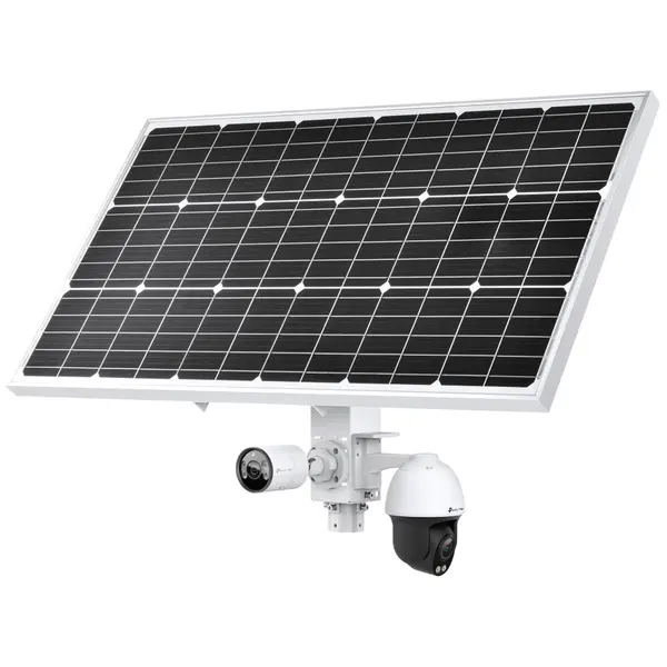 TP-LINK Panou fotovoltaic cu baterie TP-Link VIGI SP9030, panou solar 90W si acumulator 31.2Ah/10.8V