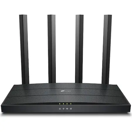 TP-LINK Router wireless TP-Link Archer AX12, Wi-Fi 6, AX1500, Dual-Band, Gigabit, 4 antene