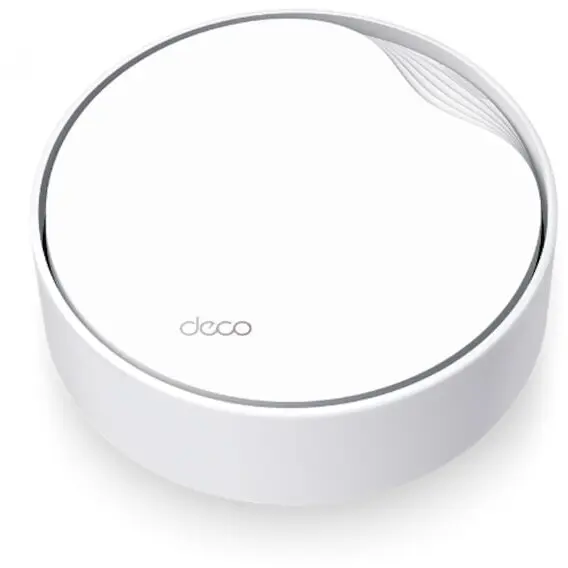 TP-LINK Sistem Mesh Wi-Fi TP-Link Deco X50-PoE(1-pack), Dual-Band, Wi-Fi 6, AX3000, Seamless Roaming, Antivirus, Control Parental si Control Vocal, cu acoperire completa pentru casa