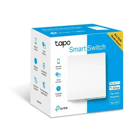 TP-LINK TAPO S210 INTRERUPATOR INTELIGEN TP-LINK TAPO S210 INTRERUPATOR INTELIGEN