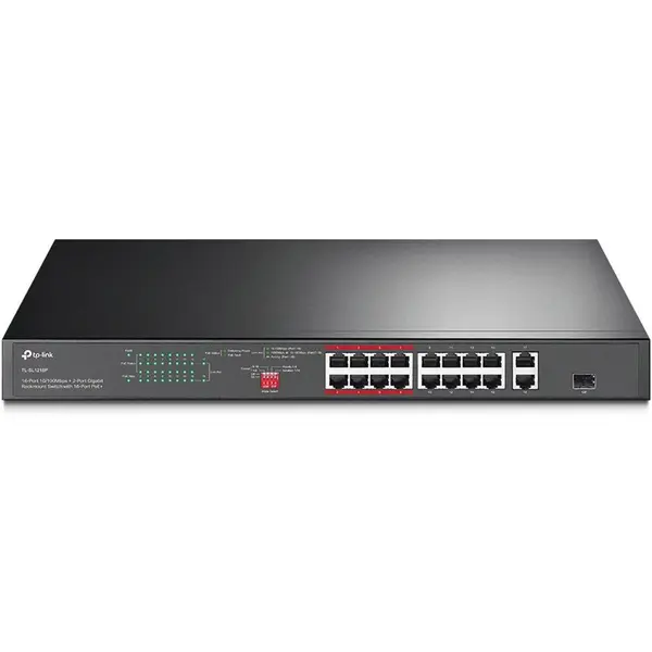 TPL SW 16P-PoE ,2P-GB SFP UNMNGD RM TP-LINK TL-SL1218P