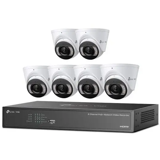 TPL VIGI 8 CH PoE+ NW VIDEO RECORDER TP-LINK VIGI NK8MP-T6425-2T