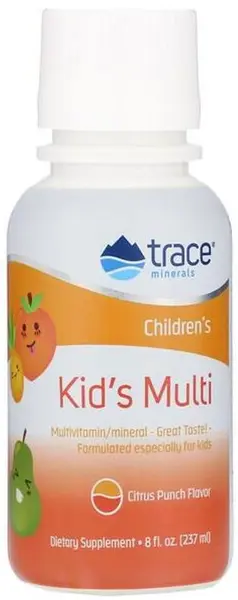 Trace Minerals Kid's Multi, suc de fructe, 237 ml