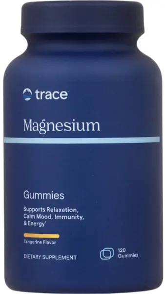 Trace Minerals Magnesium, mandarină, 120 tablete masticabile