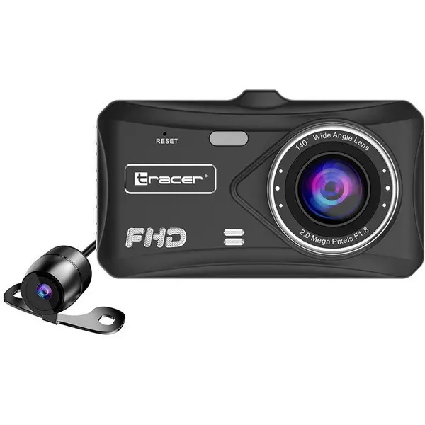 TRACER Camera video auto Tracer 46876 4TS FHD CRUX Dash, 4 inch, Negru
