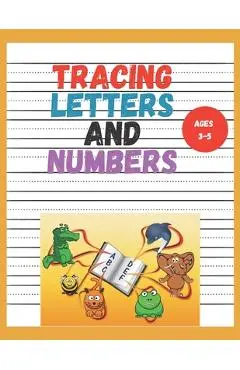 Tracing Letters and Numbers: kindergarten writing paper with lines for abc 123 kids, A great teaching tool for preschools ages 3-5(8.5x11 in) 100 p - Coven Artistic