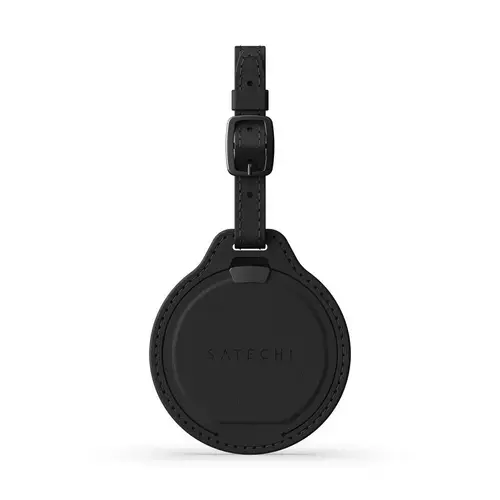 Tracker de bagaj din piele vegana Satechi ST-LFALTK (Negru)