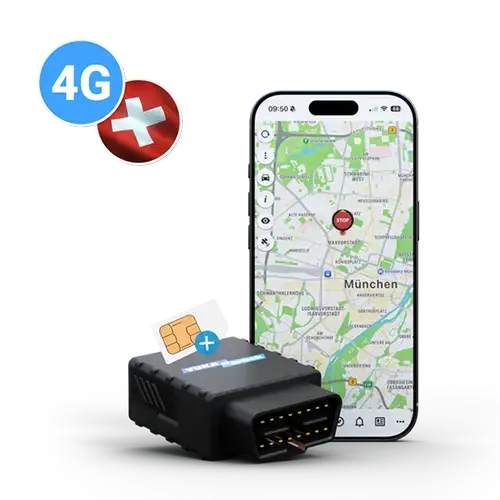 Tracker GPS auto IoT YUKAtrack AIO GPS OBD2, 4G, SIM + Data Flat