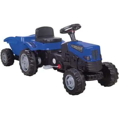 Tractor cu pedale si remorca Pilsan Power with Trailer blue