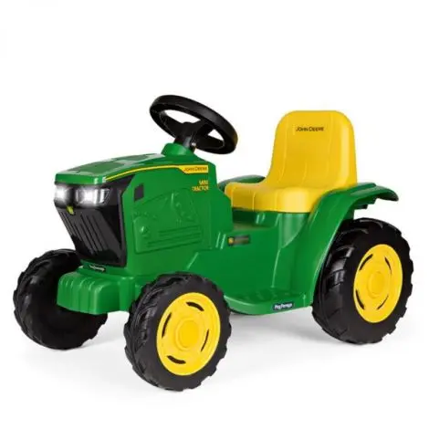 Tractor electric Peg Perego Mini JD John Deere, 6V, 12luni +, Verde Galben