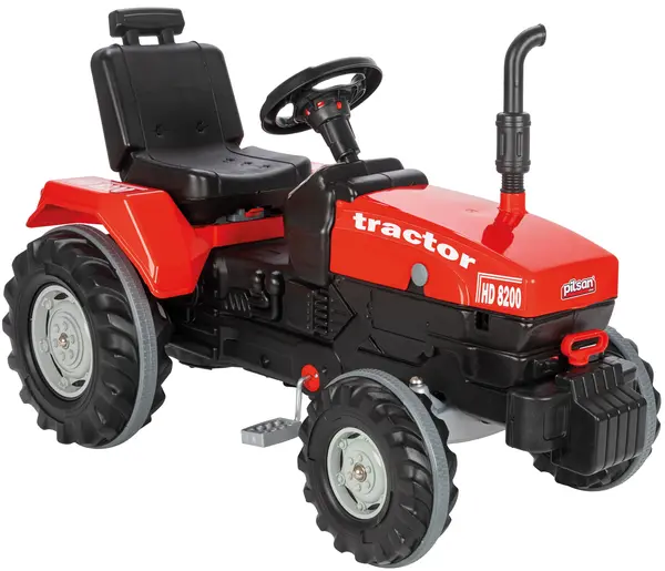 Tractor pentru copii Pilsan, cu pedale, rosu