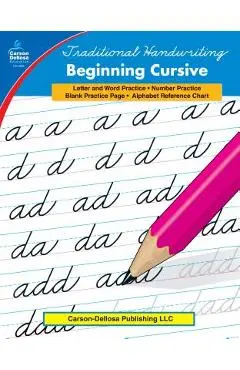 Traditional Handwriting: Beginning Cursive, Grades 2 - 5 - Carson-dellosa Publishing
