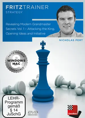 TRAINING VIDEO - CHESSBASE - Revealing Modern Grandmaster Secrets Vol. 1 , Attacking the King, Opening Ideas and Initiative by Nicholas Pert