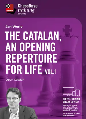 TRAINING VIDEO - CHESSBASE - The Catalan, an opening repertoire for life Vol.1 - Open Catalan by Jan Werle