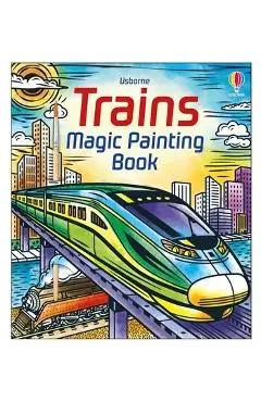 Trains Magic Painting Book - Sam Baer