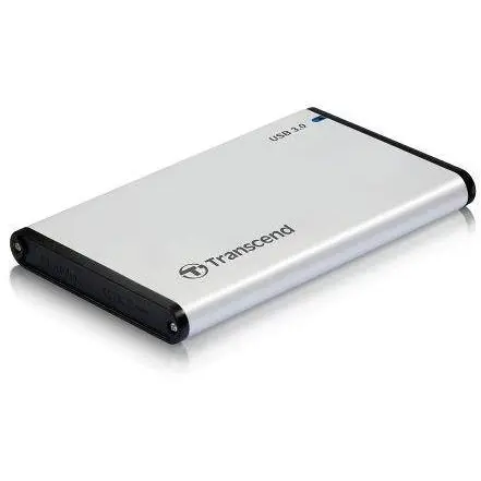 Transcend Carcasa HDD Transcend StoreJet 25S3 2,5" USB 3.0, argintiu (TS0GSJ25S3)