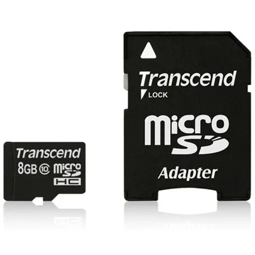 Transcend Card memorie Transcend Micro SDHC 8GB Class 10