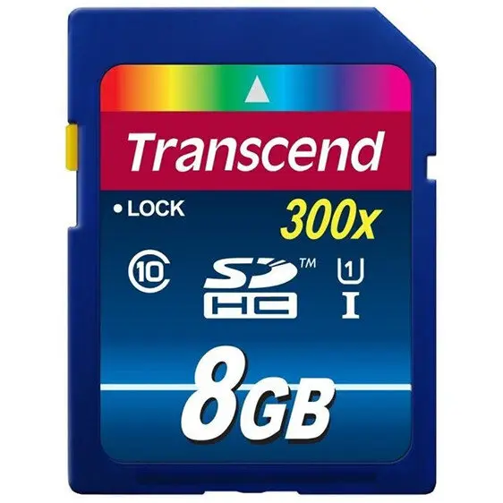 Transcend Card Transcend SDHC 8GB Class10 UHS-I 300x
