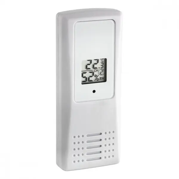 Transmitator wireless digital pentru temperatura si umiditate afisaj LCD alb