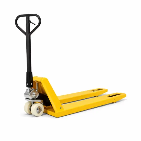 Transpalet manual 3T, furci 550 mm, roti nylon – pentru utilizare industriala